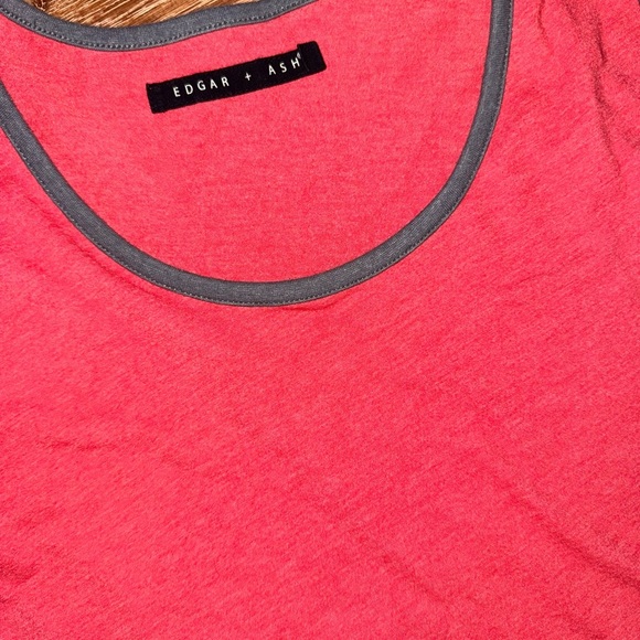 Classic Red Tank Top with Black Trim - Picture 2 of 2